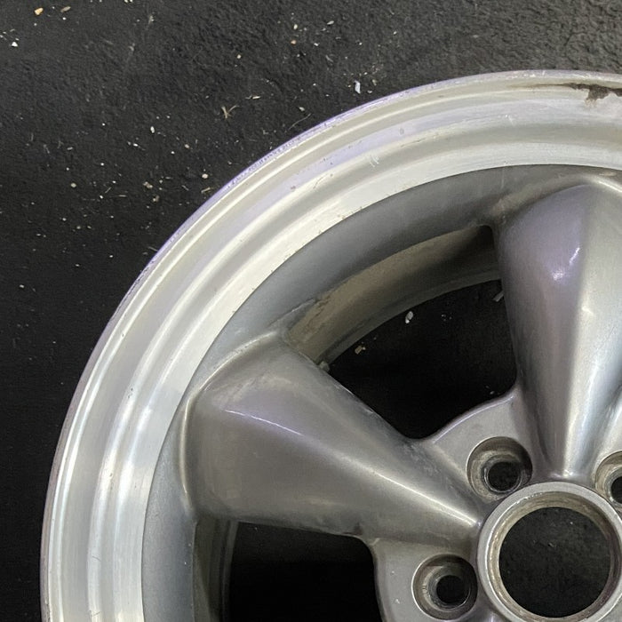 17" MUSTANG 94-95 17x8 5 spoke w/o Pace Car package; funnel spoke Original OEM - Side Profile