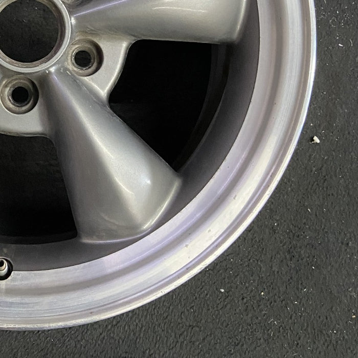 17" MUSTANG 94-95 17x8 5 spoke w/o Pace Car package; funnel spoke Original OEM - Back View