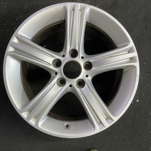 17" BMW 320i 12-13 , 17x7.5 , 5 spoke, triple edge spoke Original OEM Wheel Rim - Angle View
