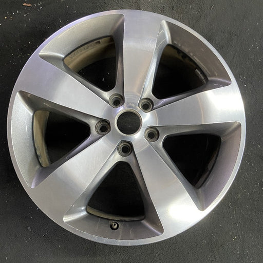 20" GRAND CHEROKEE 14-15 20x8 5 spoke polished with pockets opt WRD gray - Front View