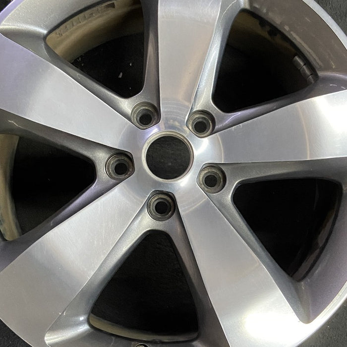 20" GRAND CHEROKEE 14-15 20x8 5 spoke polished with pockets opt WRD gray - Angle View