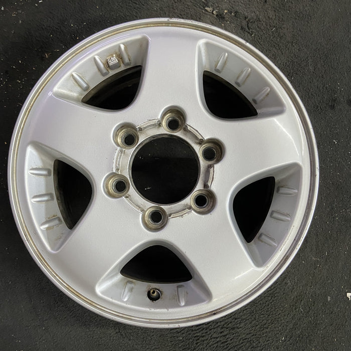 15" CANYON 04-08 15x6.5, 4x4, , smooth spokes Original OEM Wheel Rim - Angle View