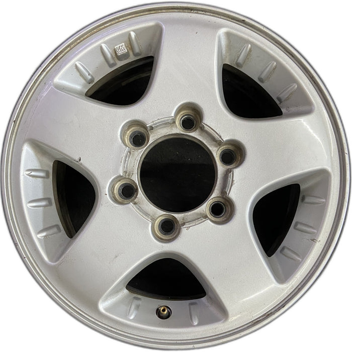 15" CANYON 04-08 15x6.5, 4x4, , smooth spokes Original OEM Wheel Rim - Front View