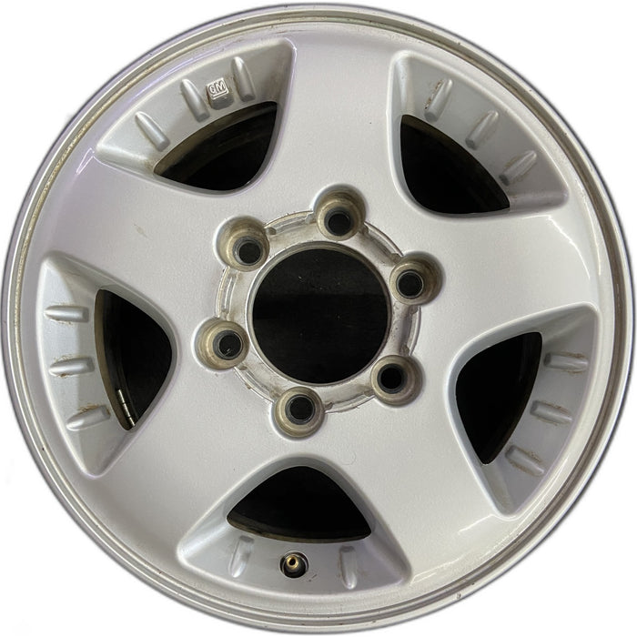 15" CANYON 04-08 15x6.5, 4x4, , smooth spokes Original OEM Wheel Rim - Front View
