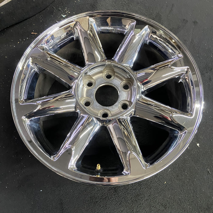 20" SIERRA 1500 PICKUP 07 , 20x8.5, 8 spoke Original OEM Wheel Rim - Side Profile