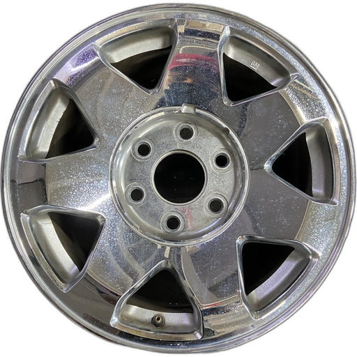 17" ESCALADE 03-06 17x7.5, , chrome finish Original OEM Wheel Rim - Front View