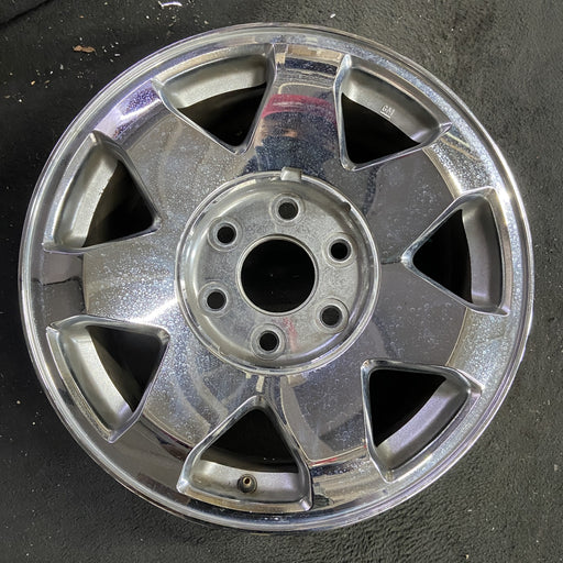 17" ESCALADE 03-06 17x7.5, , chrome finish Original OEM Wheel Rim - Angle View