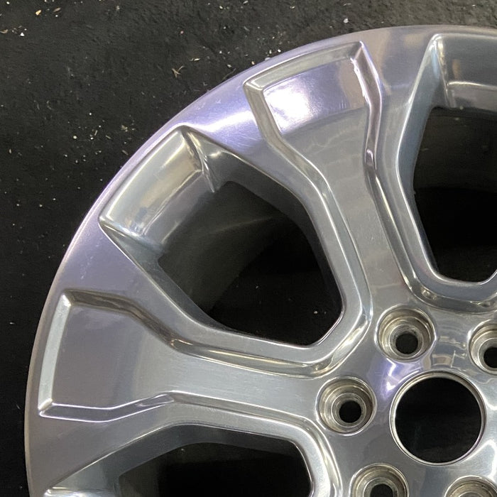 20" FORD F150 PICKUP 21-23 20x8.5 6 spoke polished Original OEM Wheel Rim - Side Profile