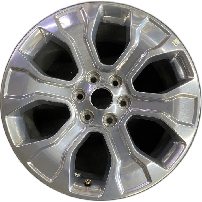 20" FORD F150 PICKUP 21-23 20x8.5 6 spoke polished Original OEM Wheel Rim - Front View