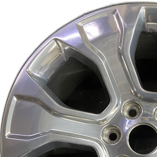 20" FORD F150 PICKUP 21-23 20x8.5 6 spoke polished Original OEM Wheel Rim - Angle View
