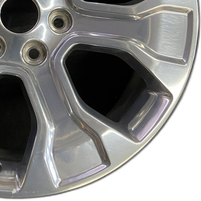 20" FORD F150 PICKUP 21-23 20x8.5 6 spoke polished Original OEM Wheel Rim - Close-Up Detail