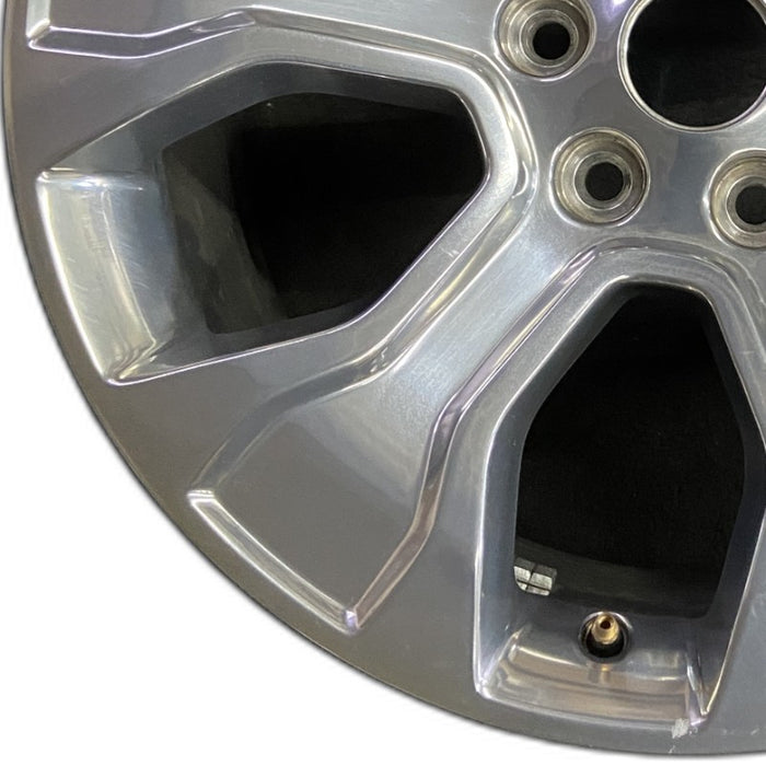 20" FORD F150 PICKUP 21-23 20x8.5 6 spoke polished Original OEM Wheel Rim - Back View