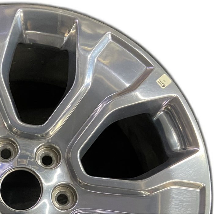 20" FORD F150 PICKUP 21-23 20x8.5 6 spoke polished Original OEM Wheel Rim - Side Profile