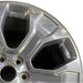 20" FORD F150 PICKUP 21-23 20x8.5 6 spoke polished Original OEM Wheel Rim - Side Profile