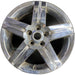 17" EQUINOX 07-08 17x7, 5 spoke, bright chrome, center indent Original OEM - Front View