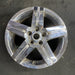 17" EQUINOX 07-08 17x7, 5 spoke, bright chrome, center indent Original OEM - Angle View