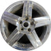 17" EQUINOX 07-08 17x7, 5 spoke, bright chrome, center indent Original OEM - Front View