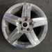 17" EQUINOX 07-08 17x7, 5 spoke, bright chrome, center indent Original OEM - Angle View