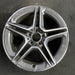 18" MERCEDES E-CLASS 21 213 Type E450 Sedan 18x8 5 spoke single spoke machined - Front View