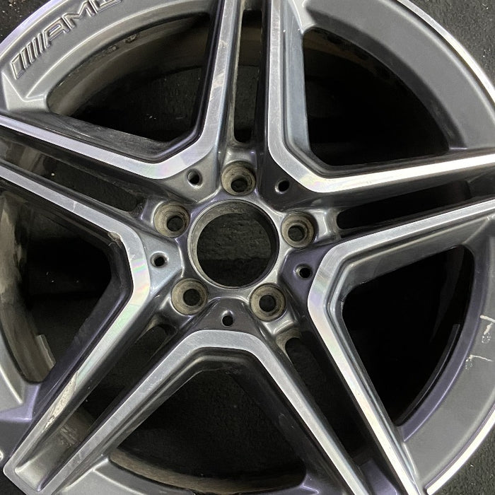 18" MERCEDES E-CLASS 21 213 Type E450 Sedan 18x8 5 spoke single spoke machined - Angle View