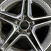 18" MERCEDES E-CLASS 21 213 Type E450 Sedan 18x8 5 spoke single spoke machined - Angle View