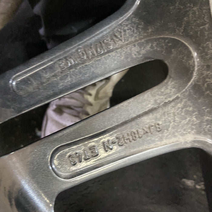 18" MERCEDES E-CLASS 21 213 Type, E450, , 18x8, 5 spoke, single spoke, machined face with gray accent Original OEM Wheel Rim