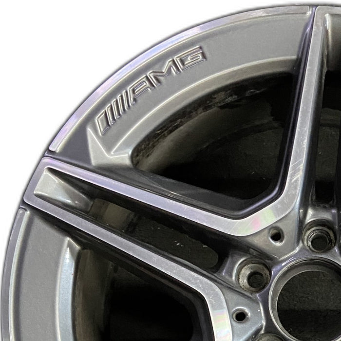 18" MERCEDES E-CLASS 21 213 Type E450 Sedan 18x8 5 spoke single spoke machined - Angle View