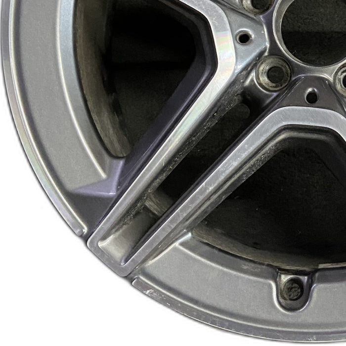 18" MERCEDES E-CLASS 21 213 Type E450 Sedan 18x8 5 spoke single spoke machined - Back View