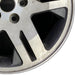 17" ENDEAVOR 04-08 17x7 alloy 10 spoke machined face bright gray pockets - Close-Up Detail