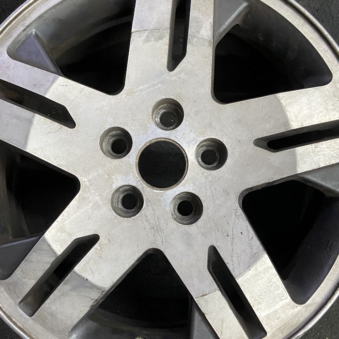 17" ENDEAVOR 04-08 17x7 alloy 10 spoke machined face bright gray pockets - Angle View