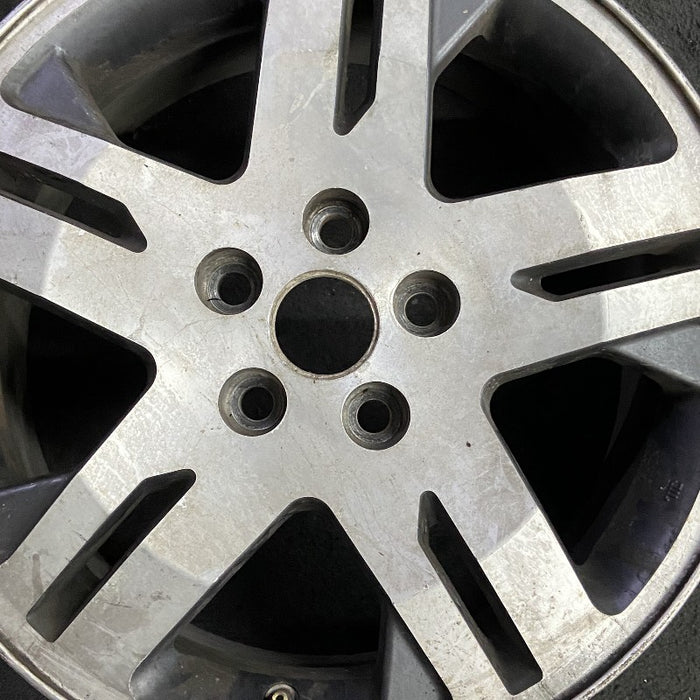 17" ENDEAVOR 04-08 17x7 alloy 10 spoke machined face bright gray pockets - Angle View