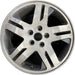 17" ENDEAVOR 04-08 17x7 alloy 10 spoke machined face bright gray pockets - Front View