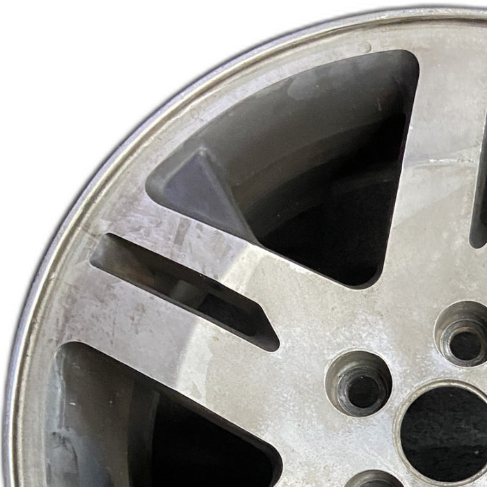 17" ENDEAVOR 04-08 17x7 alloy 10 spoke machined face bright gray pockets - Angle View