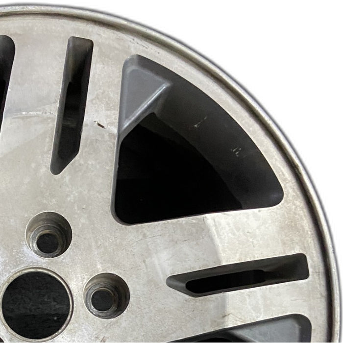 17" ENDEAVOR 04-08 17x7 alloy 10 spoke machined face bright gray pockets - Side Profile