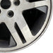 17" ENDEAVOR 04-08 17x7 alloy 10 spoke machined face bright gray pockets - Close-Up Detail