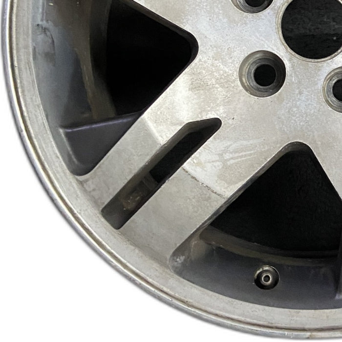 17" ENDEAVOR 04-08 17x7 alloy 10 spoke machined face bright gray pockets - Back View