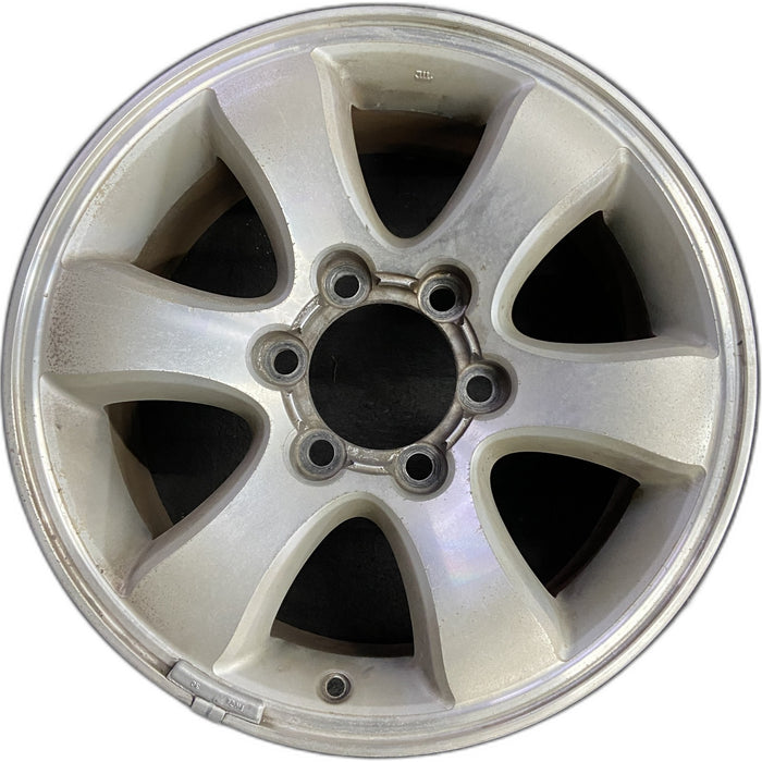 17" 4 RUNNER 03-09 17x7.5, 6 spoke Original OEM Wheel Rim - Front View