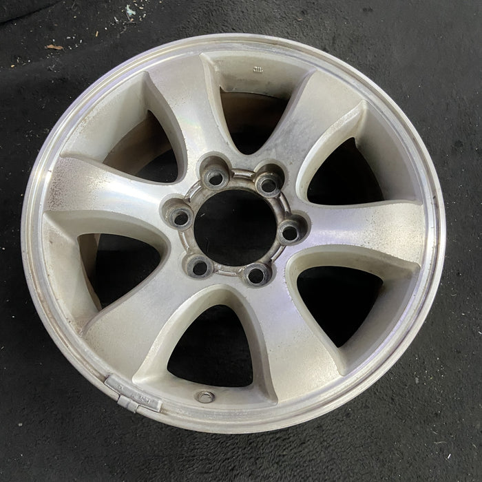 17" 4 RUNNER 03-09 17x7.5, 6 spoke Original OEM Wheel Rim - Side Profile