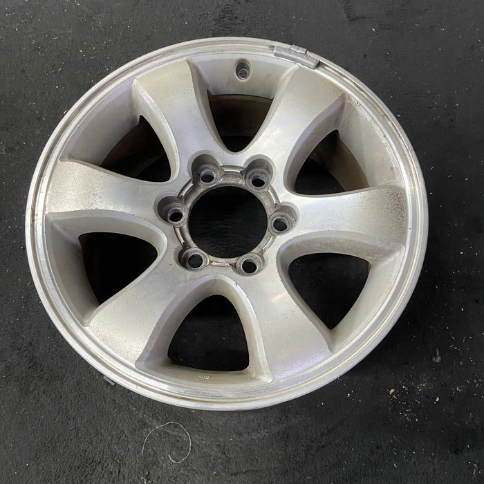 17" 4 RUNNER 03-09 17x7.5, 6 spoke Original OEM Wheel Rim - Close-Up Detail