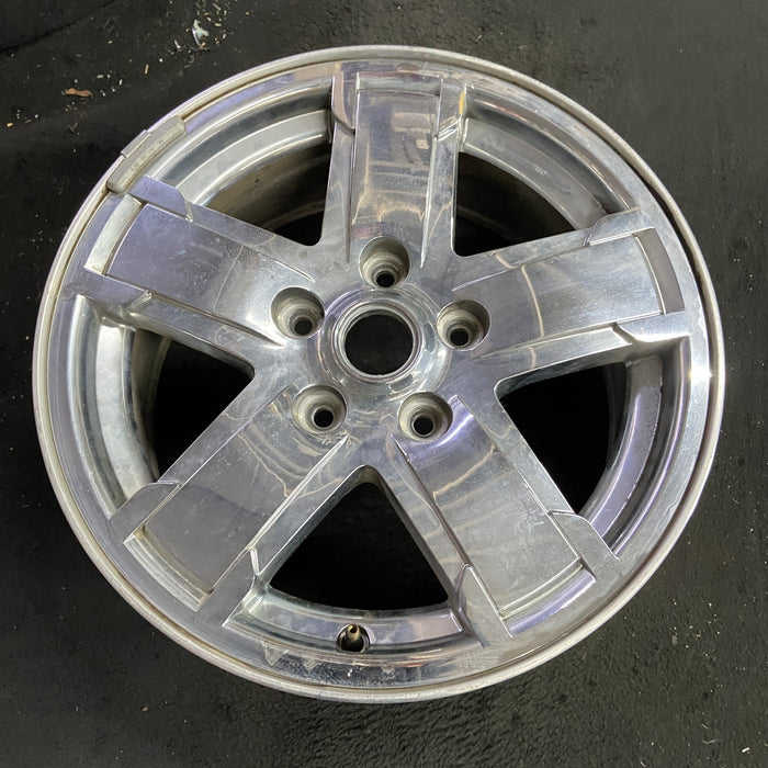 17" GRAND CHEROKEE 05 , Limited, chrome Original OEM Wheel Rim - Side Profile