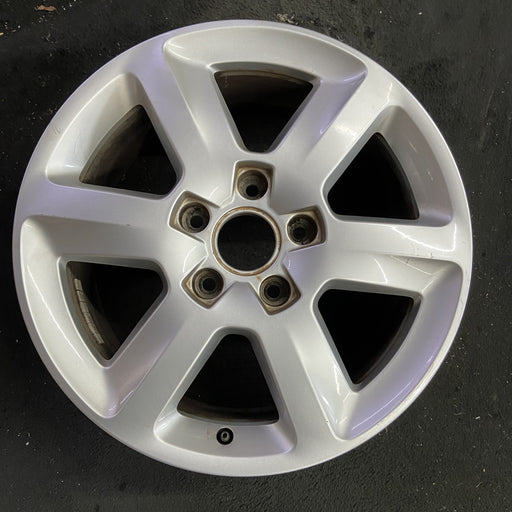 18" AUDI Q7 10-13 18x8 , 6 spoke Original OEM Wheel Rim - Angle View