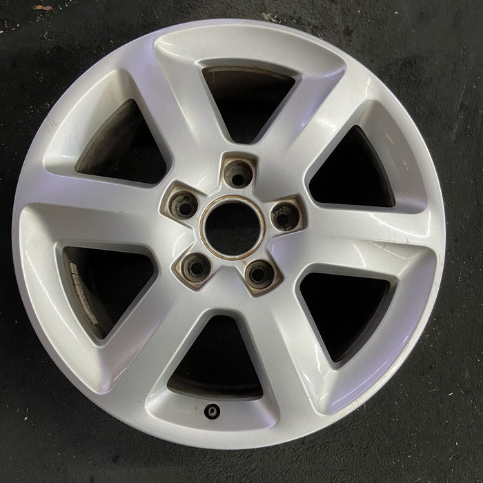 18" AUDI Q7 10-13 18x8 , 6 spoke Original OEM Wheel Rim - Angle View