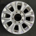 18" FORD F250SD PICKUP 20-22 18x8 aluminum 8 spoke silver Original OEM Wheel Rim - Front View