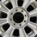 18" FORD F250SD PICKUP 20-22 18x8 aluminum 8 spoke silver Original OEM Wheel Rim - Angle View
