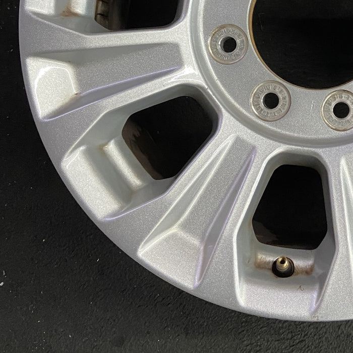 18" FORD F250SD PICKUP 20-22 18x8 aluminum 8 spoke silver Original OEM Wheel Rim - Additional View