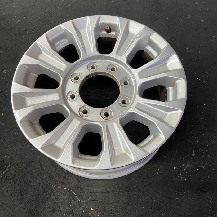 18" FORD F250SD PICKUP 20-22 18x8, aluminum, 8 spoke, silver Original OEM Wheel Rim