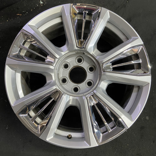 22" SIERRA 1500 PICKUP 23 22x9, raised spoke, 10 spoke, opt RPT Original OEM - Angle View