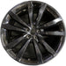 20" F-PACE 17-19 20x8.5 , 5 double spoke, w/notched spoke, machined face - Front View