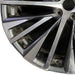 21" LEXUS RX350 23-25 21x8 20 spoke machined black Original OEM Wheel Rim - Back View