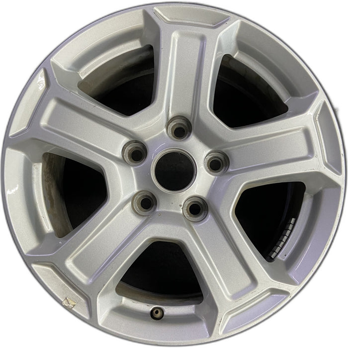 17" WRANGLER 18 VIN X , 17x7.5, , aluminum, straight spoke, w/recessed outer - Front View